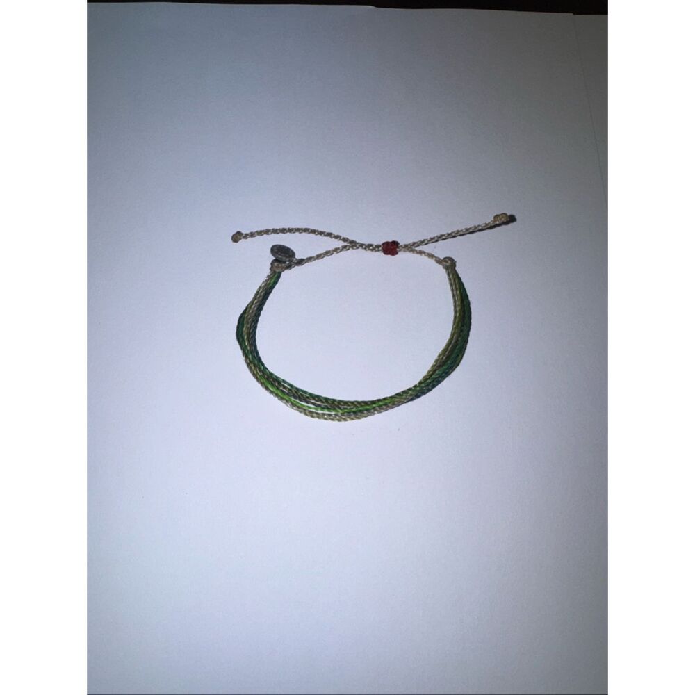 Pura Vida Green Multi-Colored Bracelet